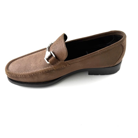 Allen Edmonds Fiesole Brown Slip On Loafers 8.5 D Includes pair of AE Shoe Bags - Picture 6 of 16